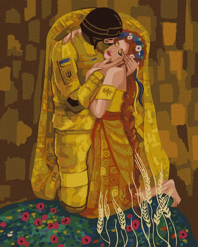 Painting by numbers - Ukrainian kiss ©dragonfly_kc