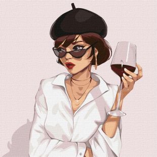 Painting by numbers - Paris style ©lien_illustration