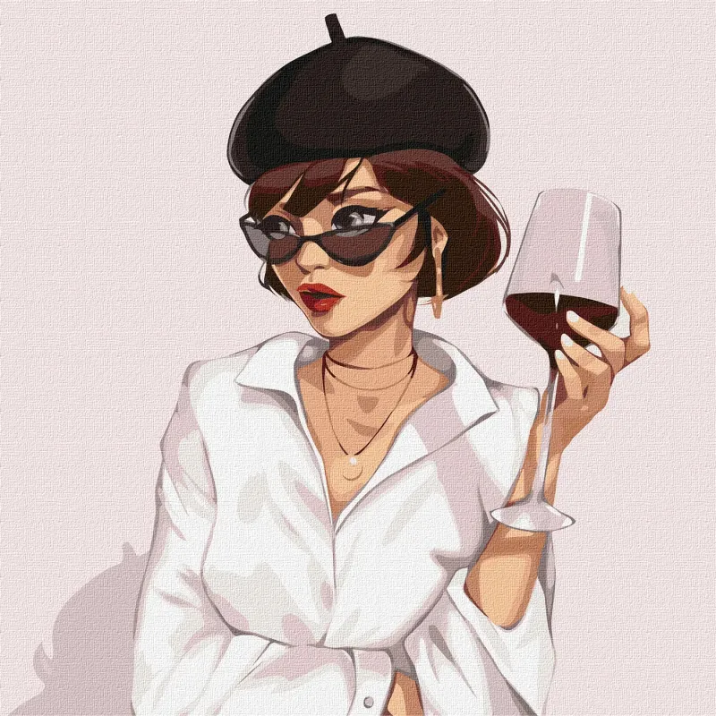 Картина за номерами - Паризький стиль ©lien_illustration