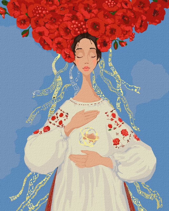 Картина по номерам - Украина, защищающая мир ©Katya Dudnik