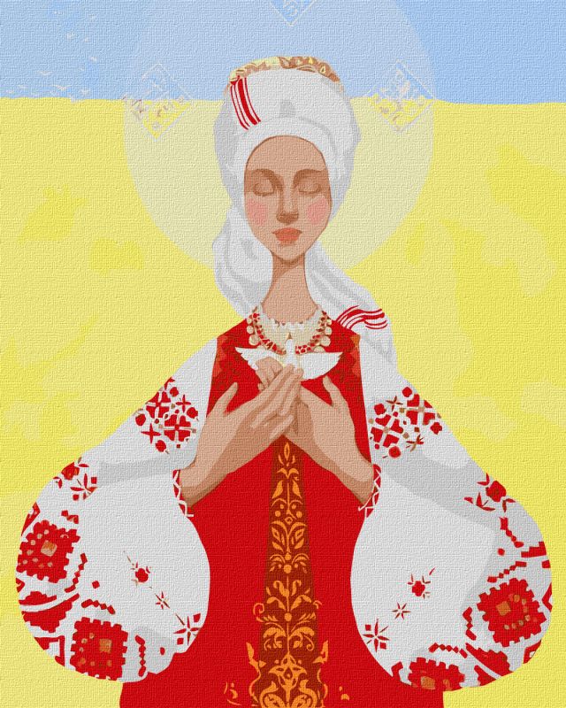Картина по номерам - Мать-Украина ©Katya Dudnik