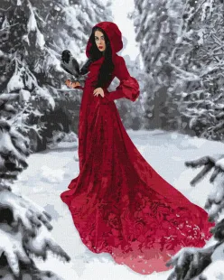 Картина за номерами - Зимова красуня ©Chervona_vorona_photography