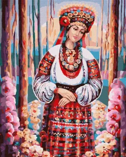 Картина за номерами - Золоті передзвони ©Ірина Кузьмицька