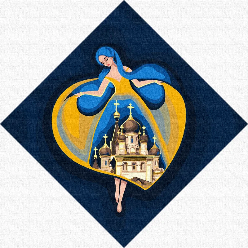 Картина за номерами - Берегиня Миколаєва ©mosyakart