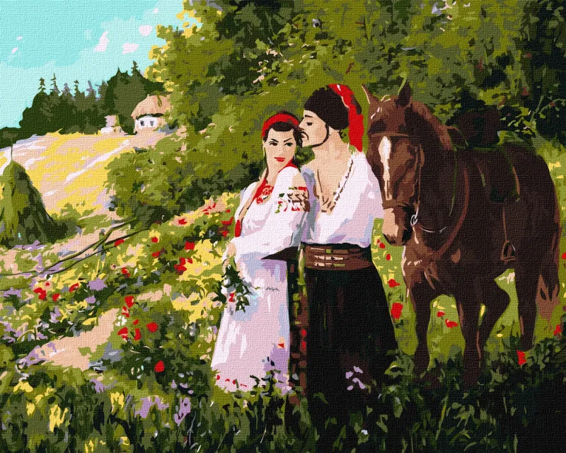 Картина за номерами - Побачення ©Олександр Закусілов