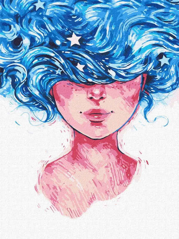 Картина за номерами - Зоряна уява ©lesya_nedzelska_art