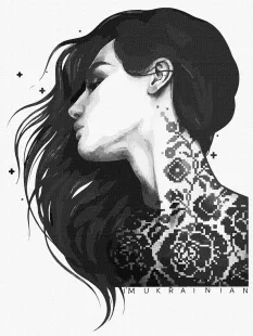 Картина за номерами - Я-українка ©lesya_nedzelska_art