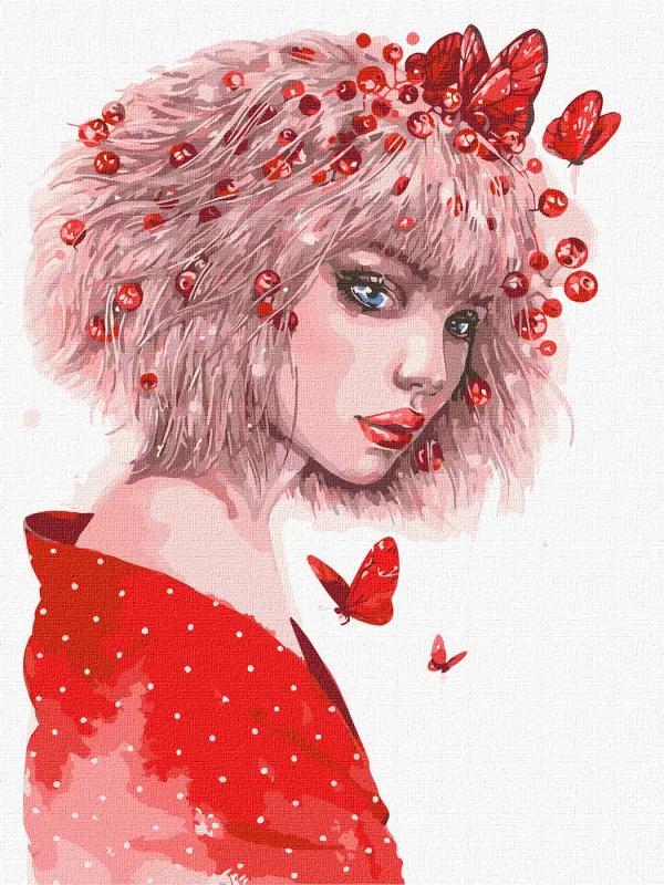 Картина за номерами - Поцілунок метеликів ©lesya_nedzelska_art