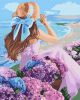 Картина по номерам - Цветущее побережье ©Kira Corporal