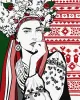 Картина за номерами - Чарівна українка ©upillustration