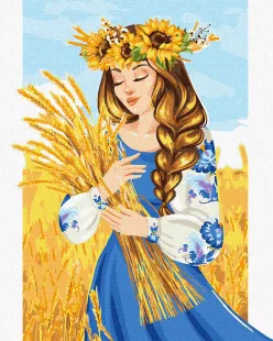 Картина за номерами - Моя рідна земля ©krizhanskaya