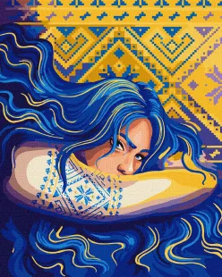 Картина за номерами - Кольори моєї нації ©pollypop92