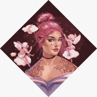 Картина за номерами - Маленькі Купідончики  ©lesya_nedzelska_art
