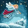 Картина за номерами - Різдвяний ангел© Elena Schweitzer