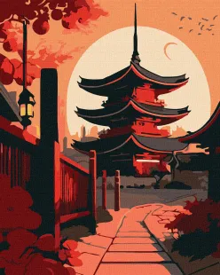 Картина по номерам - Восточный пейзаж ©art_selena_ua