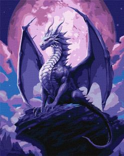 Картина за номерами - Величний дракон ©art_selena_ua