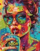 Картина по номерам - Девушка с содовой ©art_selena_ua