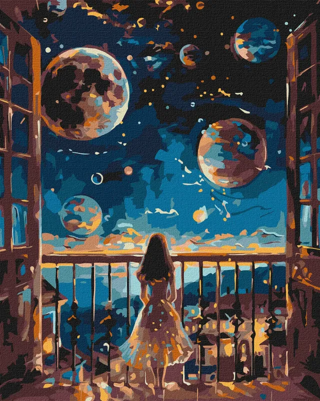 Painting by numbers - Dreamy night ©art_selena_ua