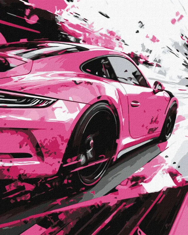 Painting by numbers - Pink style ©art_selena_ua