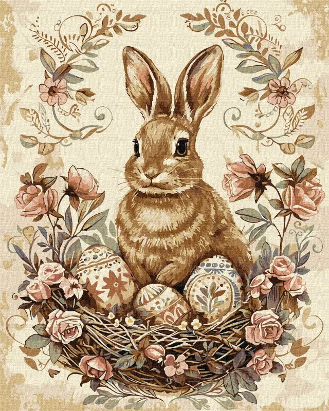Painting by numbers - Easter Bunny 2 ©art_selena_ua