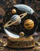 Painting by numbers - Space in a globe ©art_selena_ua