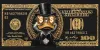 Painting by numbers - Gold-plated banknote with metallic paints ©art_selena_ua