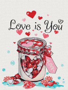 Painting by numbers - Love is you 
