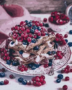 Картина за номерами - Солодке чаювання