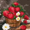 Картина за номерами - Полуничний букет
