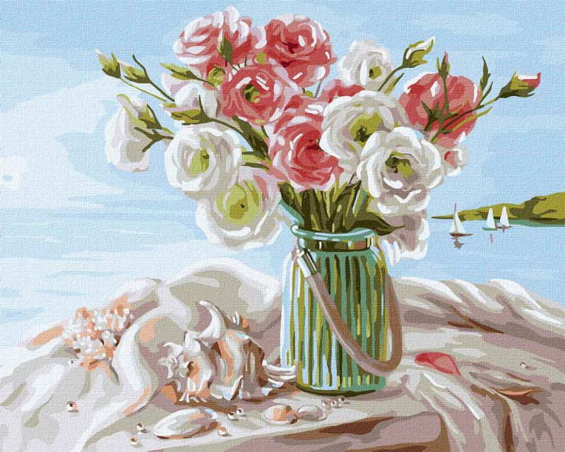 Painting by numbers - Still life by the sea ©Julia Tomesko