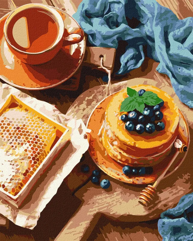 Картина за номерами - Панкейки до чаю
