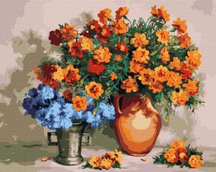 Painting by numbers - Flower hugs ©Valentina Baranyuk