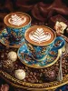 Картина за номерами - Ранковий аромат з фарбами металік extra ©art_selena_ua