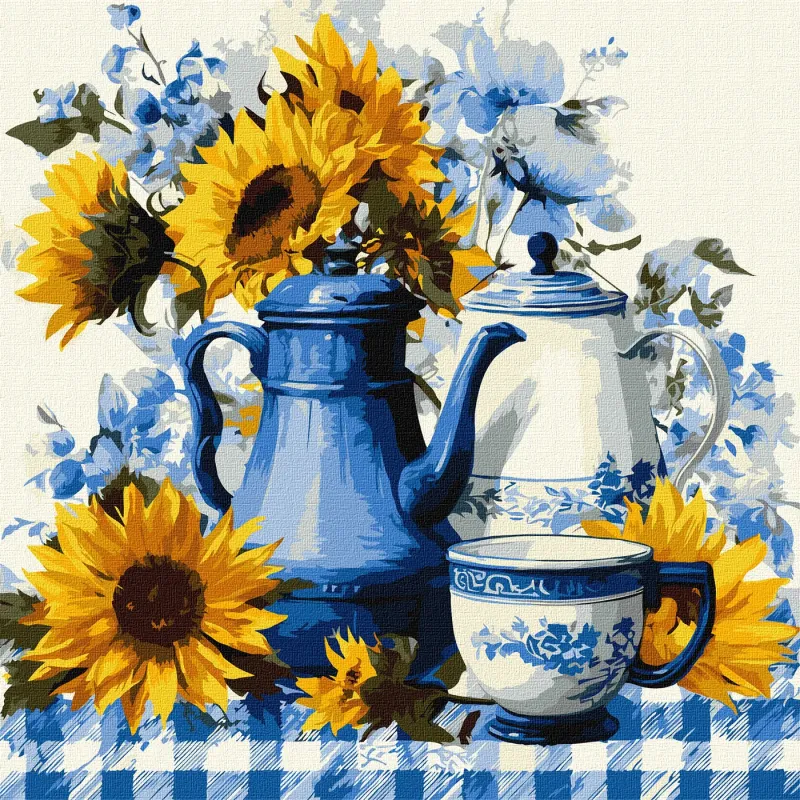Painting by numbers - Sunlit Coffee ©art_selena_ua