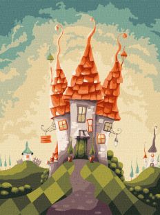 Painting by numbers - A fabulous cottage ©Elena Schweitzer