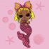 Картина за номерами - L.O.L. Surprise! Mermaids Queen Bee