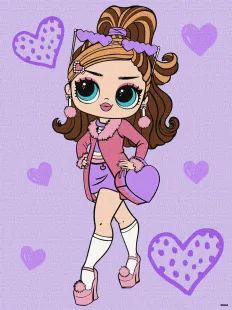 Картина за номерами - L.O.L. Surprise! Tweens Fancy Gurl