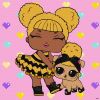 Картина по номерам - L.O.L. Surprise! TroopSurprise Queen Bee With Queen Pup
