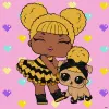 Картина по номерам - L.O.L. Surprise! TroopSurprise Queen Bee With Queen Pup