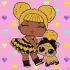 Painting by numbers - L.O.L. Surprise! TroopSurprise Queen Bee With Queen Pup