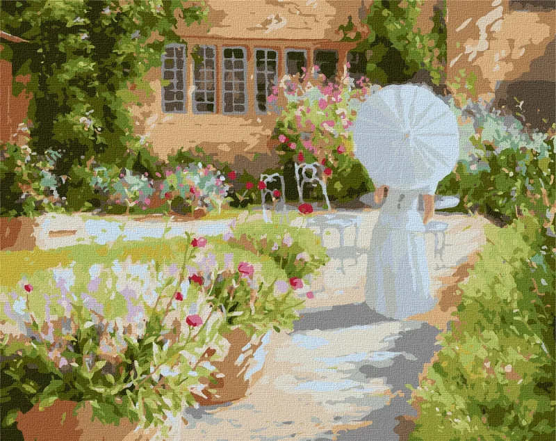 Картина за номерами - У літньому саду ©Ira Volkova