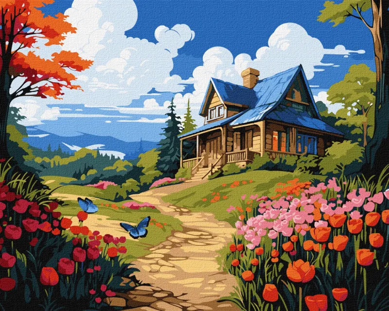 Картина за номерами - Весняна казка ©art_selena_ua