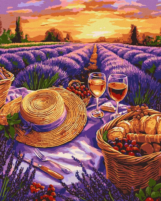 Картина за номерами - Пурпуровий горизонт ©art_selena_ua