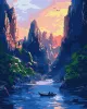 Картина за номерами - Величні гори ©art_selena_ua
