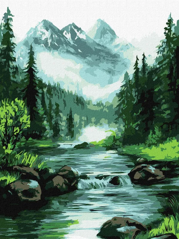 Painting by numbers - Mysterious source ©art_selena_ua