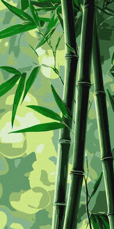 Painting by numbers - Bamboo ©art_selena_ua