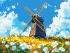 Painting by numbers - Mill in the middle of a field ©art_selena_ua