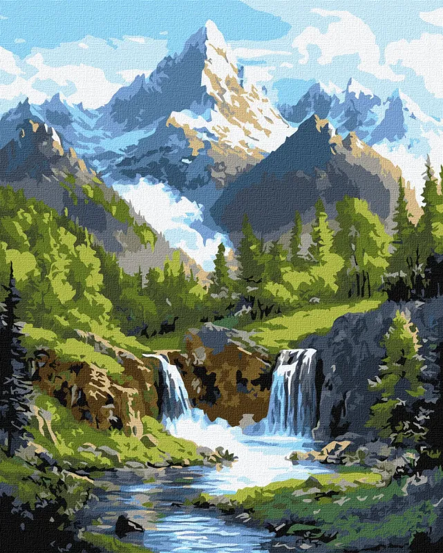 Картина за номерами - Краєвиди гір ©art_selena_ua