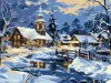 Картина по номерам - Спокойствие над рекой ©art_selena_ua