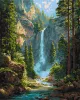 Картина по номерам - Величественный водопад ©art_selena_ua